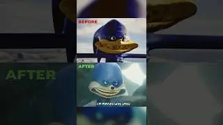 Before vs After: Shin Sonic Chases People