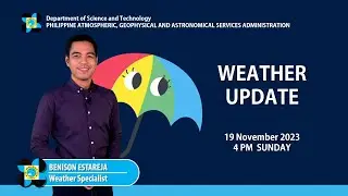 Public Weather Forecast issued at 4PM | 19 November 2023