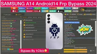 SAMSUNG A14(A145P) Android 14 Frp Bypass 2024 |1 Click All Samsung Google Account Remove 2024All Mtk