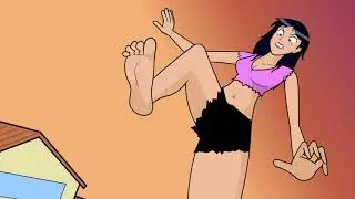 Giantess Mandy Crushes A House Animation (Totally Spies - Attack Of The 50 Foot Mandy)