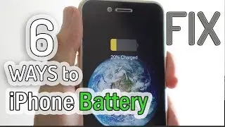 How to Fix iPhone Battery Drain Issue  | Battery Fix for iPhone 5s/6/6s/7/8/x