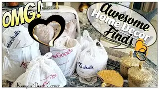 Another Amazing & Affordable Home Decor Haul | HomeGoods | How To Style with Kenyas Decor Corner