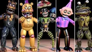 EXTRAS + ALL ANIMATRONICS!! Tyke and Sons Lumber Co. (FNAF)