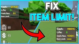 How To FIX The Item Limit In Block Tycoon ROBLOX!
