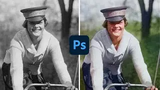 a Quick and Easy Way to colorize black and white Photos in Photoshop