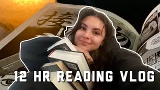 12 hr spooky reading vlog🦇