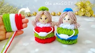 It's so Beautiful 💖🌟 Super Easy Cute Doll Making Idea with Yarn - You will Love It - DIY Easy Crafts