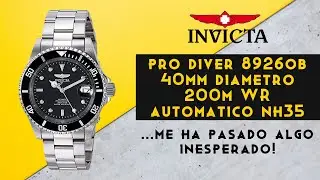 He vuelto a comprar un INVICTA Prodiver 8926OB y mira lo que me ha pasado!