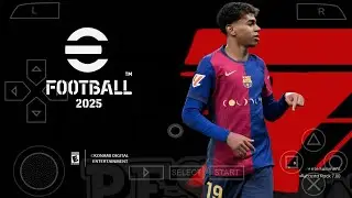 eFootball PES 2025 PPSSPP Update New UCL Kits 24/25 New Kits & Full Latest Transfers HD Graphics
