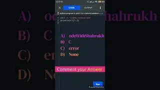 python interview quiz. #shorts #python