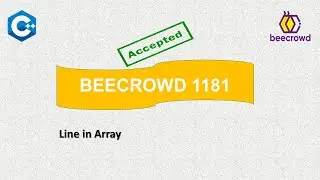 Beecrowd (URI) 1181 (Line in Array) Solution (Bangla) with C++ || URI Problem || Beginner🔥