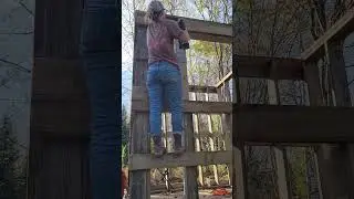 Framing Out Chicken Coop Window #canadianhomesteaders #offgridliving #offgridcabinbuild