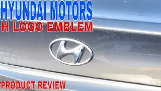 ✅  Hyundai Motors Genuine Rear Trunk H Logo Emblem 1-pc Set For 2011 2012 Hyundai Elantra 🔴