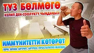 ТУЗ БӨЛМӨГӨ келип ДЕН-СООЛУКТУ чыңдаңыз! ~ Тери, өпкө оорууларына, артрит, артроз, простатитке жакшы