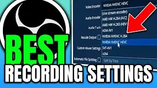 BEST OBS Recording Settings for Perfect Quality 2024