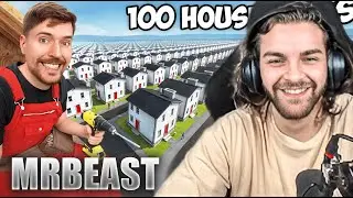 Ebonivon - 100 Ev İnşa Ettim ve Onları Hediye Ettim! İzliyor | @MrBeast