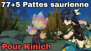 77+5 PATTES SAURIENNE (matériaux d'ascension de Kinich) Guide Genshin Impact FR