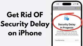 How to get rid of security delay on your iPhone | How to remove security delay in progress in iphone