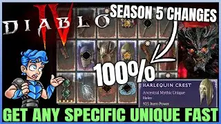 Diablo 4 - Do THIS Now - Get ANY Specific Unique Gear FAST & EASY - New Season 5 Boss Farm Guide!