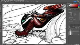 Eagle Fighter Rider time lapse