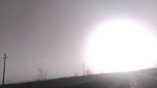 Закат в степи
