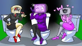 SKIBIDI TOILET, But Theyre GIRLS?! (Cartoon Animation)