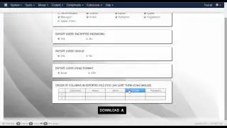Export users to Excel or CSV file from joomla