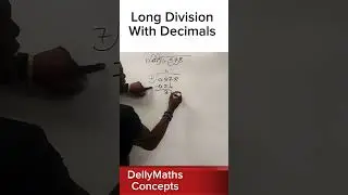 Long Division With Decimals #cxcmaths #fast #dellymathsconcepts #gcse #fsa #florida #jamaica