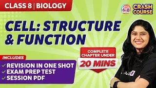 Complete Cell: Structure and function Under 20 mins Class 8 Biology | Crash Course | BYJU'S