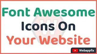 Font Awesome Icons On Your Website | Font Awesome Icons Html CSS Tutorial | Icon Use Karne Ka Tarika