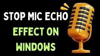 How to Stop MIC Echo Effect on Windows 11