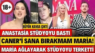 SANA DEĞER CANER VE MARİA STÜDYOYU ANASTASİA BASTI BÜYÜK KAVGA ÇIKTI MARİA’YA ŞOK SÖZLER MELEK HANIM