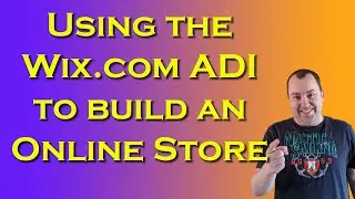 Using the Wix.com ADI to build an online store