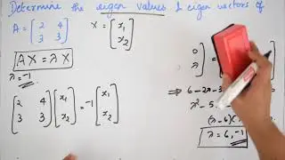 How to find Eigen Values and Eigen Vectors of a matrix  | Solved gate question