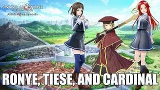 Sword Art Online: Alicization Lycoris - Ronye, Tiese, and Cardinal Character Reveal