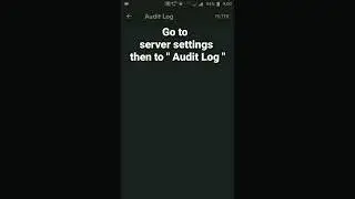 How to Filter Audit (activity) logs by User in Discord Mobile #roduz #discord #how #howto #auditlog