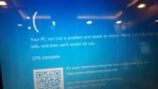 Blue Screen On Laptop