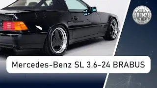 R129 Mercedes-Benz SL 3.6-24 BRABUS Roadster rare sports car