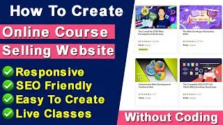 How to create an online Course Selling website, Classplus Review, LMS Educational website like Udemy