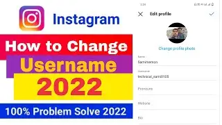 Instagram username kaise change kare | how to fix instagram username not available | instagram 2022