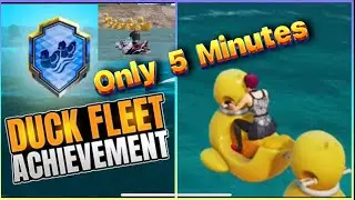 How To Complete Duck Fleet Achievement PUBG Mobile Full Explain | New Achievement Duck Fleet | PUBGM