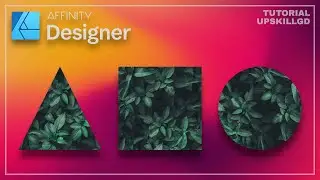 Affinity Designer PLACE IMAGE IN SHAPE [Tutorial]