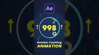 Slider Control After Effects | Animating Numbers Counting  