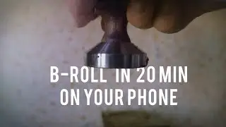How to make b-roll with camera and edit clip on phone than upload on YouTube