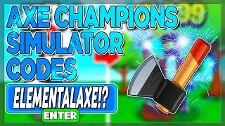 ALL ROBLOX 🪓 Axe Champions Simulator SECRET *OP* CODES? on 2022