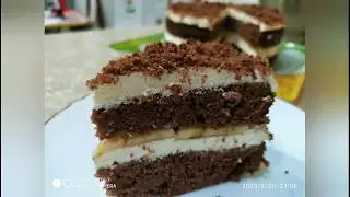 Простой домашний шоколадный тортик! Супер простой и вкусный рецепт!