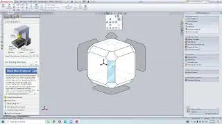 Основы 3D построения в SolidWorks. Инструмент бобышка. 27.04.2021