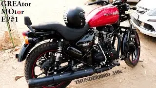 Royal Enfield ThunderBird 350x ABS First Impressions, Features And Accessories In Hindi.