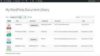 Build a WordPress Document Library with Downloads - In 20 Minutes