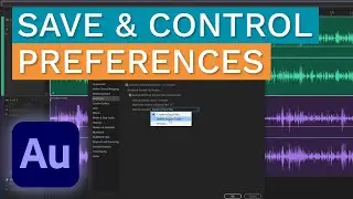 Adobe Audition - Preferences - Auto Save & Control Surface